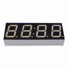 LED Display with 0.56-inch Quadruple Digit Display, Available in Black Surface