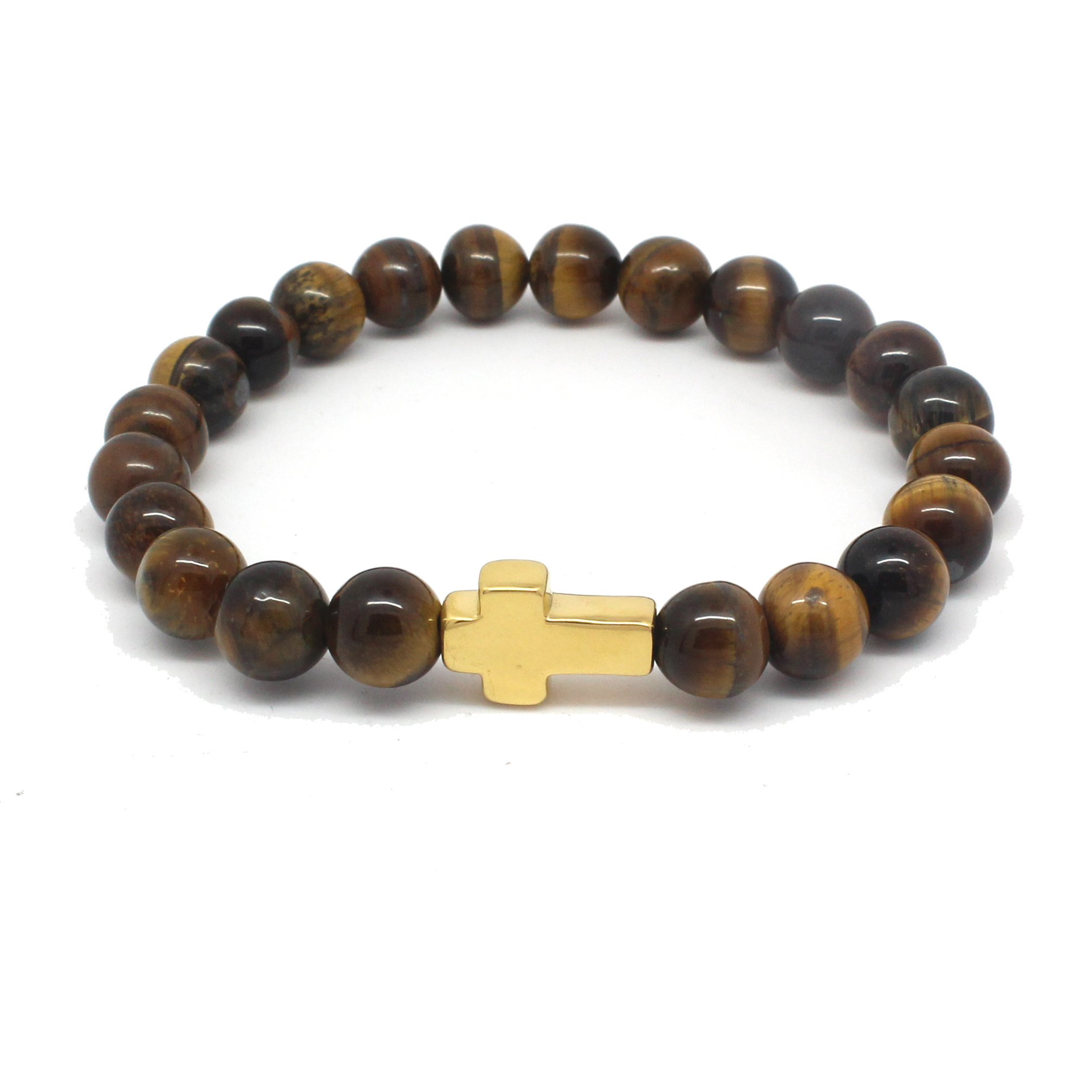 Yudan Jewelry Mens Jewelry Cross religious bead bracelets