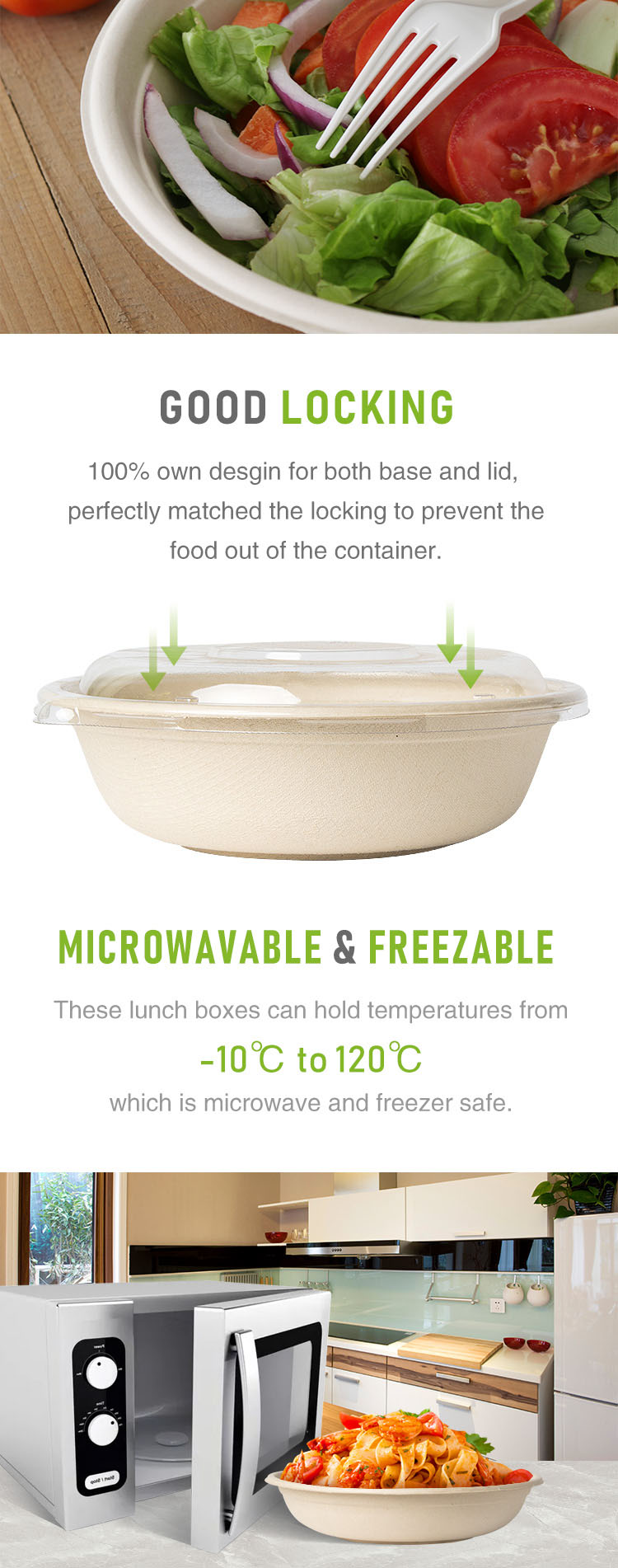 Ecofriendly Sugarcane Bowl Recyclable