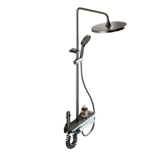 Gun Grey Digital Display Constant Temperature Shower Set