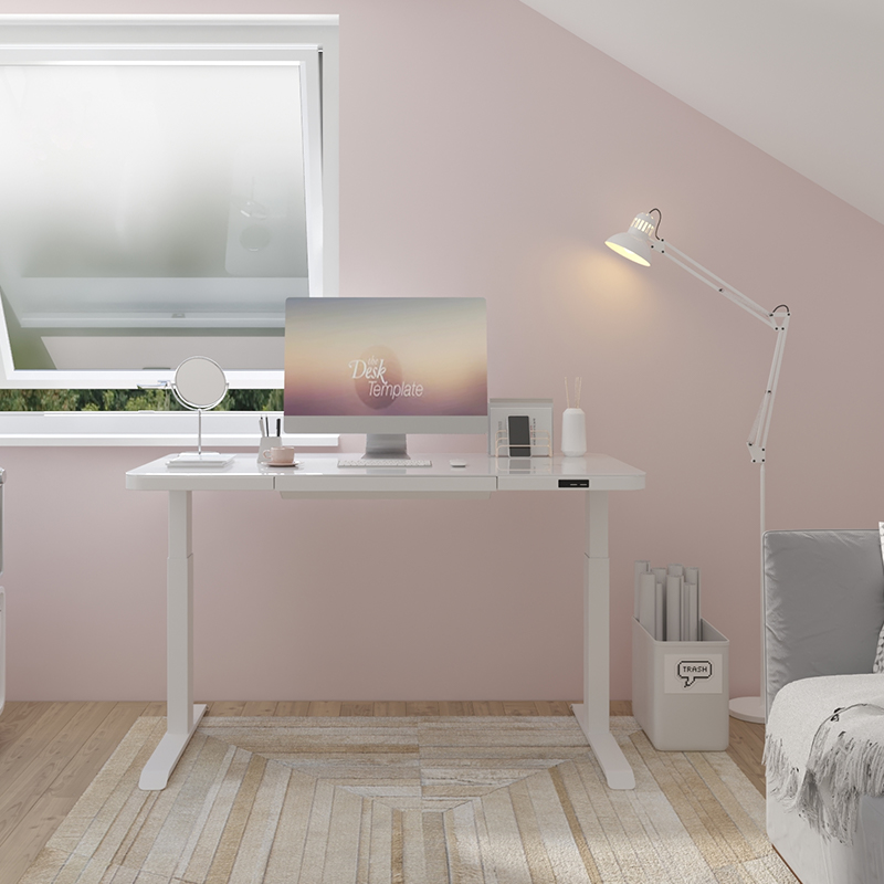 Home Office Listrik Smart Height Adjustable Standing Meja