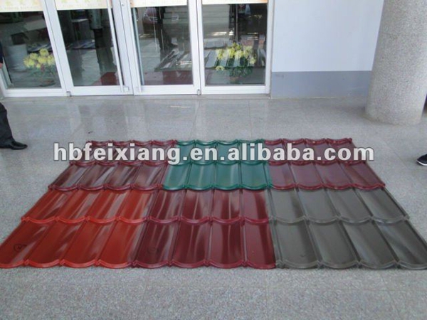 Glazed Step tile roll forming machine with high quality low price