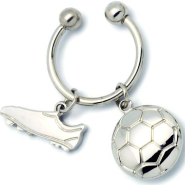 american football keychain, custom shaped metal keychain