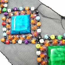 Handmade Resin Stone Trims for Garments