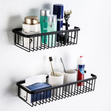 Aluminum Wall Hanging Bathroom Corner Storage Basket