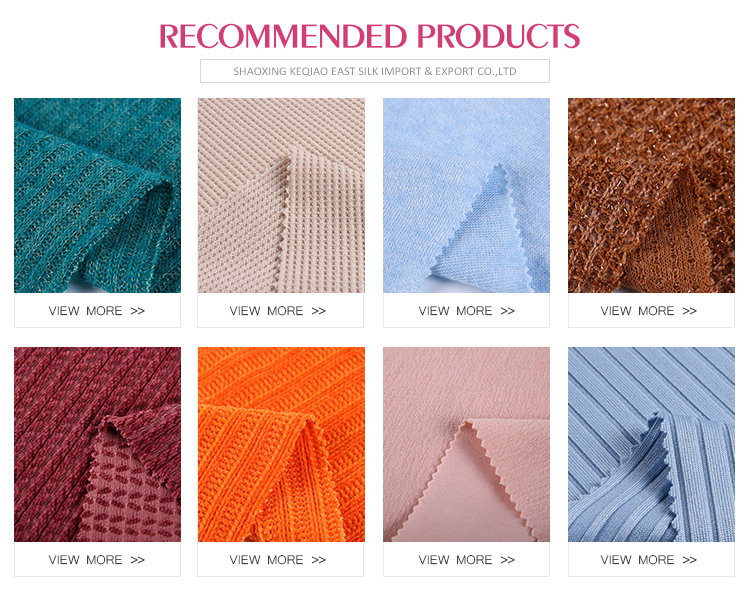 Winter textile materials square pattern jacket plain weave polyester fabric