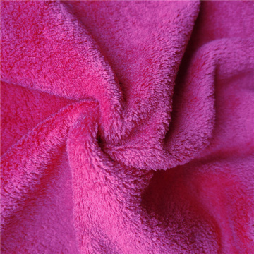 Dyed Coral Fleece Fabric