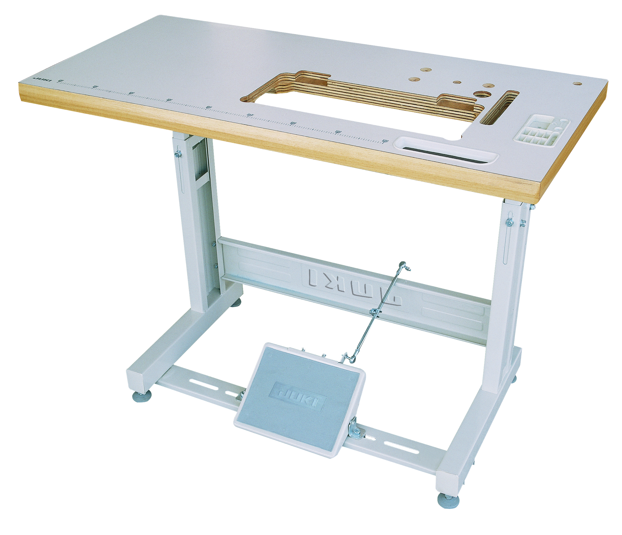 Durable Plastic edges industrial sewing machine table and stand