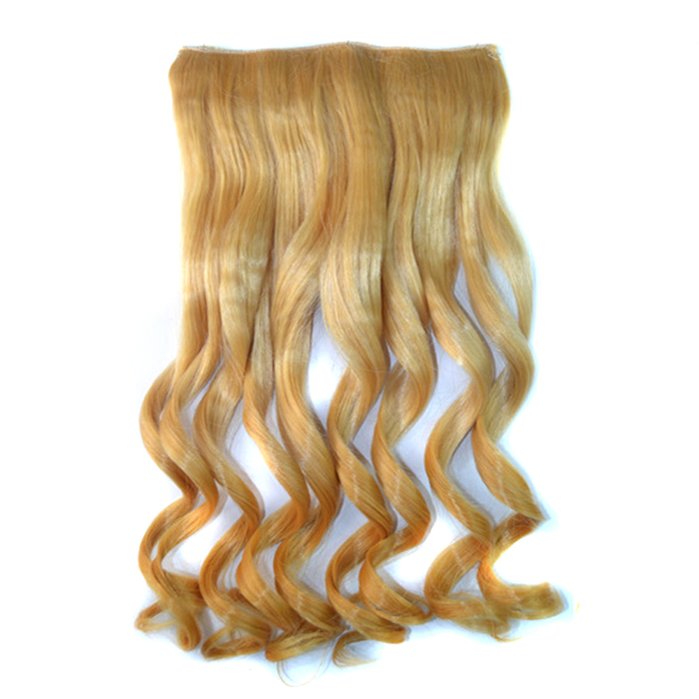 Hot sell synthetic hair extensions clip in femail hair extensions reviews  seamless clip in hair extensions