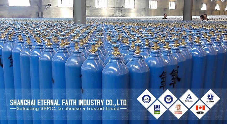 Competitive Hot Product 50L Seamless Steel Oxygen Cylinder Valve