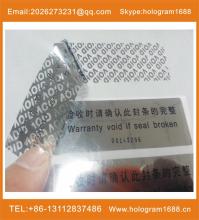 VOID tamper evident sticker