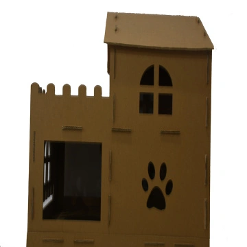 indoor cardboard playhouse