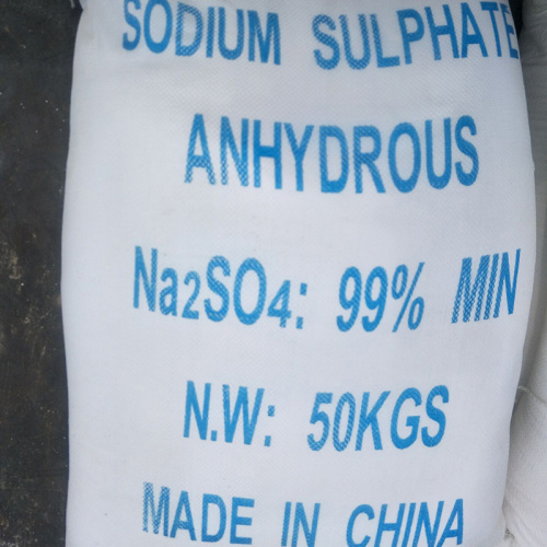 Sulfate de sodium de qualité alimentaire anhydre 99% Min