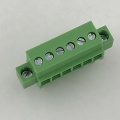 3.81mm female terminal block with locking flanges