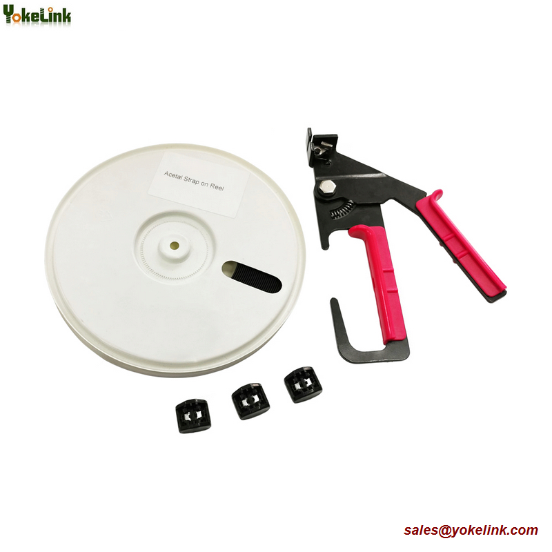 Acetál szíj tekercses kábelkötegelő