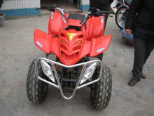 Suzuki Red Manned Gasoline Water Cooled Four Wheel Atv 250cc For Men