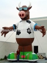 inflatable character(cow)