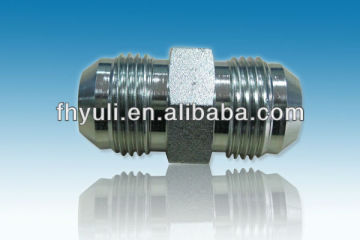 Eaton hydraulic zinc plated carbon steel pipe fitting