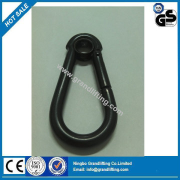 Black Coated DIN 5299c Carabiner Hook