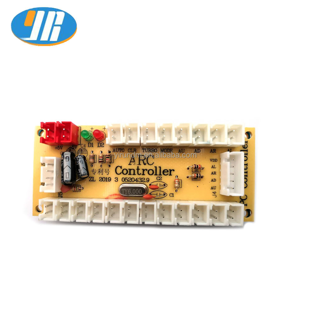 High Quality USB Zero Delay Encoder Board PC Joystick Control for DIY Arcade Game Console Coin Pusher Amusement Game Centers