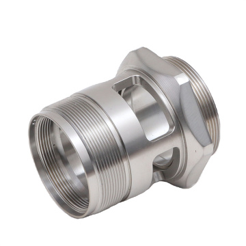 CNC Machining Stainless Steel Fluid Connectors