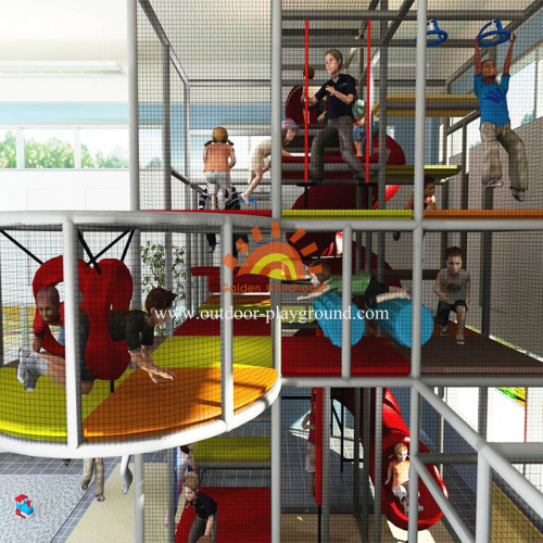 Large Commercial indoor playground structures for kids