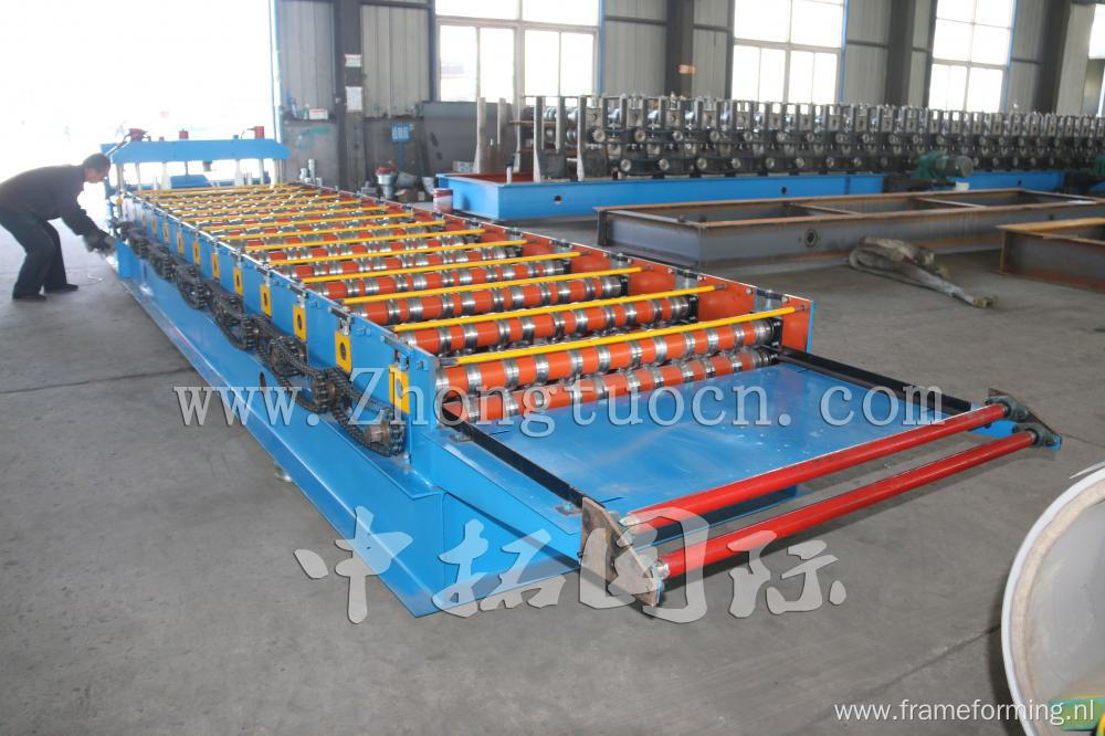 Metal Galvanized Glazed Tile Roll Forming Machine