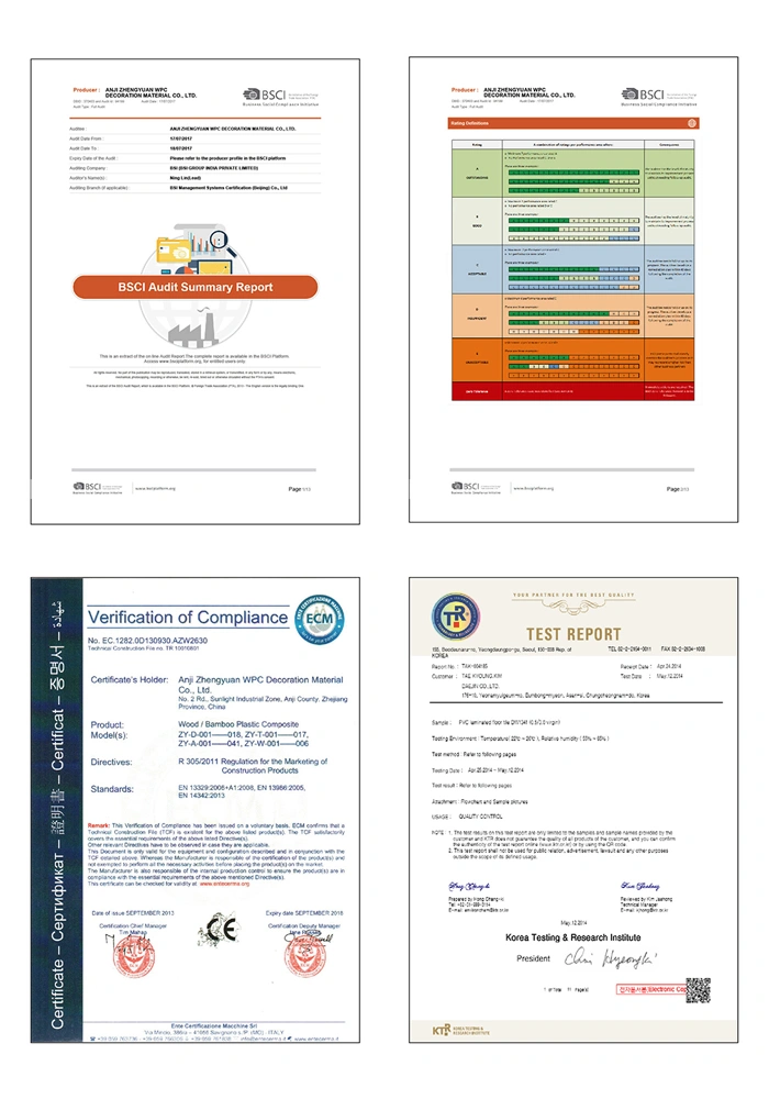 Eco-Friendly High-Traction Fsc Certified Wood Plastic Composite Joist