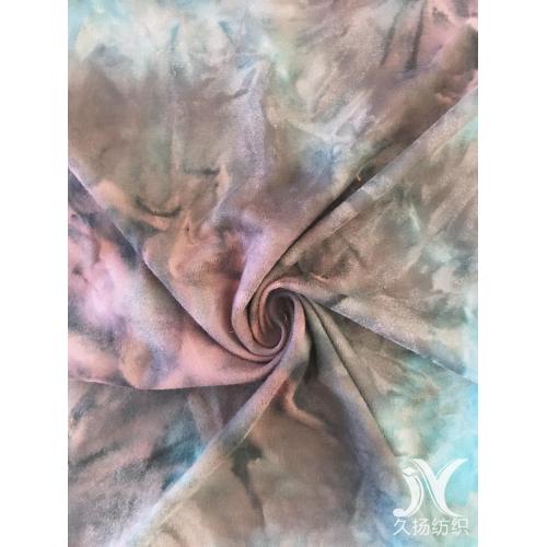 Brushed Tie Dye DTY Knit Fabric