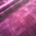 Polyester Spandex Motii Clipped Velvet Jacquard Fabric