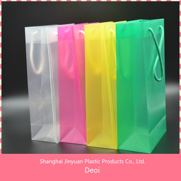 2015 transparent K0025 promotional environment-friendly shopping bag