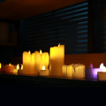 LED-Farbwechselkerzen mit flammenloser Fernkerze