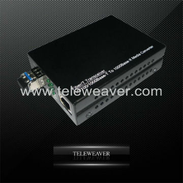 fiber to rj45 converter sfp media converter