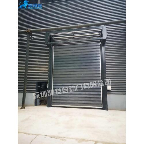 Automatic aluminum spiral high-speed roller shutter doors