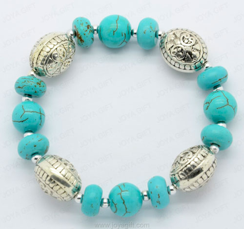 Bracelet en pierre turquoise