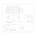 Enkele AA -batterijhouder SMT