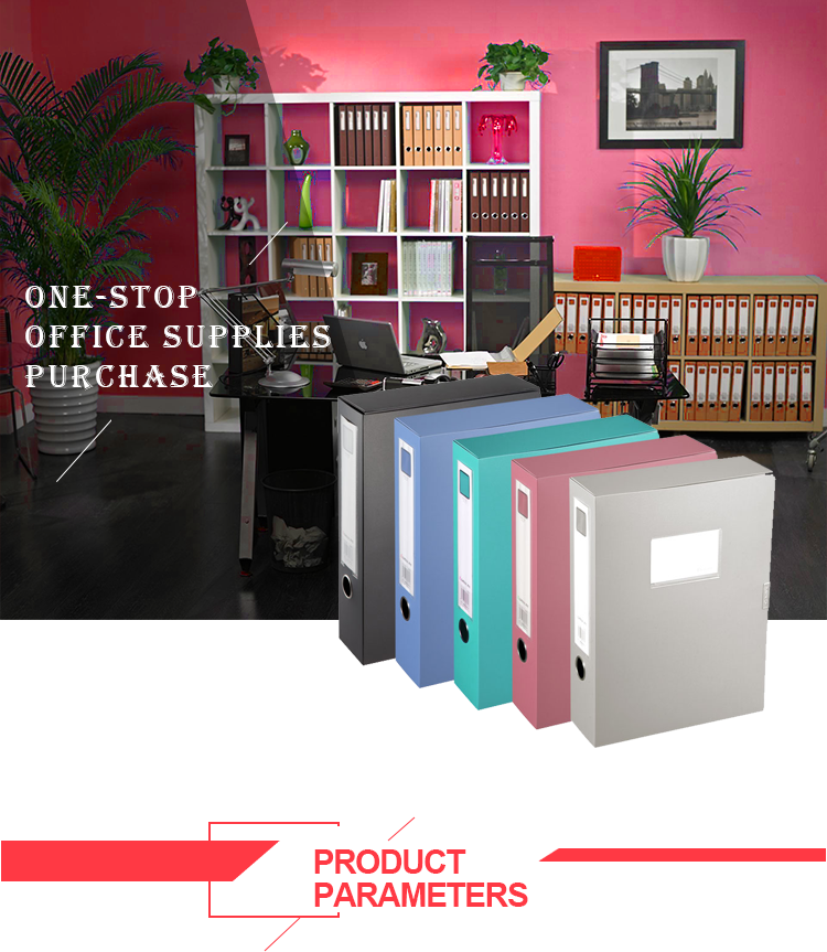 Top Sale Paper and PVC Lever Arch A4 Size Paper File Box File