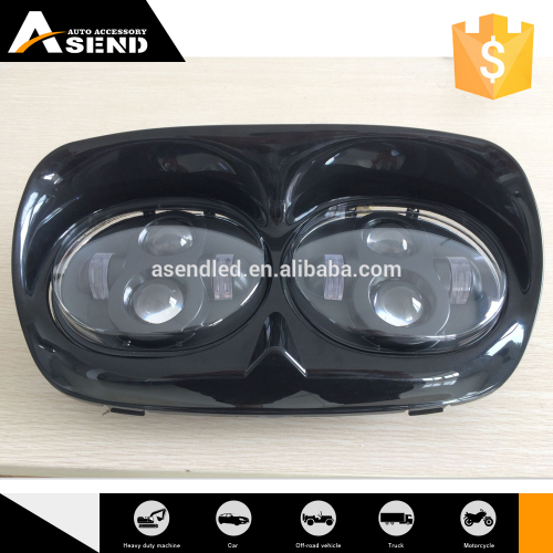 Dual led headlight for harley davidson parts LED lamps light led for harley davidson