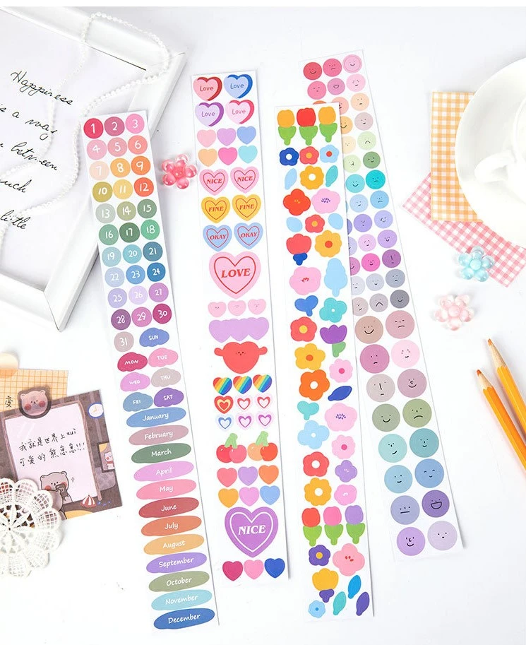 Rainbow Stickers of Stripe Packed