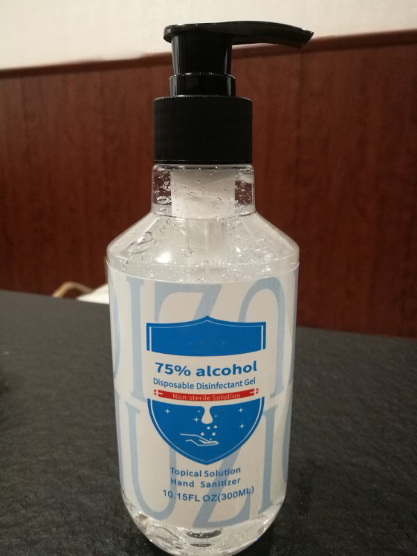 300ML Gel désinfectant pour les mains sans eau antibactérien