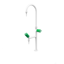 Lab Double outlet faucet White