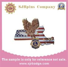 Hard Enamel Pin, Medal Badge, Lapel Pin, Emblem
