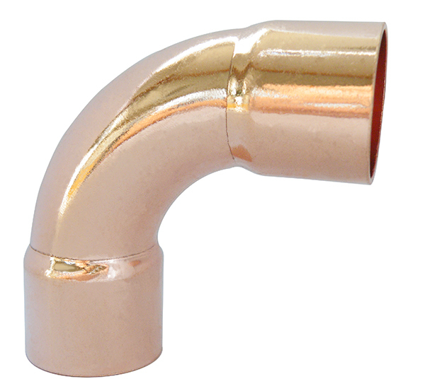 Long 90° Copper Elbow