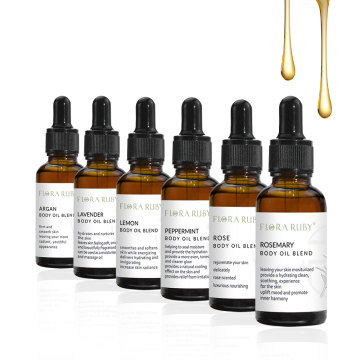 Private Label Organic Massage Oils - Rosemary, Peppermint, Lemon, Lavender Essential Oils