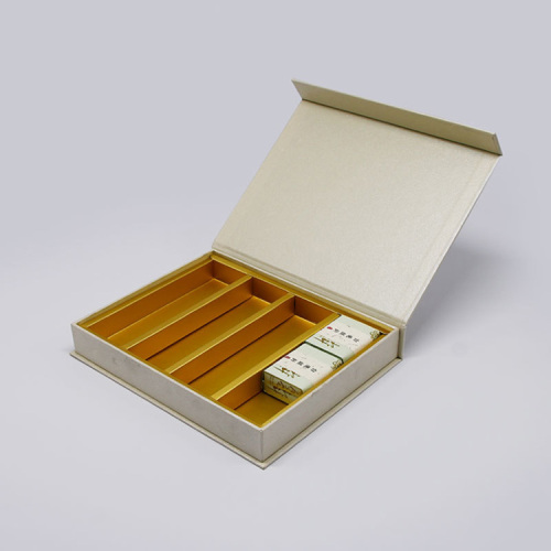 Teiler einsetzen Tee Backstein Verpackung Geschenkbox Magnetisch