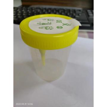 Tasse d&#39;urine de récipient d&#39;échantillon d&#39;urine 120 ml