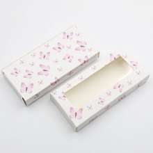 Custom Printed Paper Eyelash Boxes with Clear Window