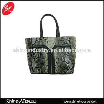 Snakeskin pattern handbag/up-to-date design handbag/women handbag