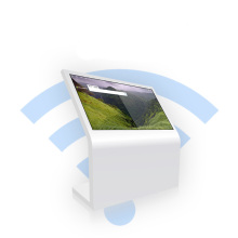 Interactive Information Kiosk: Horizontal LCD Display 32-55 Inch with Map Navigation