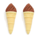 Wholesale Sweet Ice Cream Cone Resin Flatback Cabochon Charms 3D Ice-cream Simulation Food Beads For Jewelry
